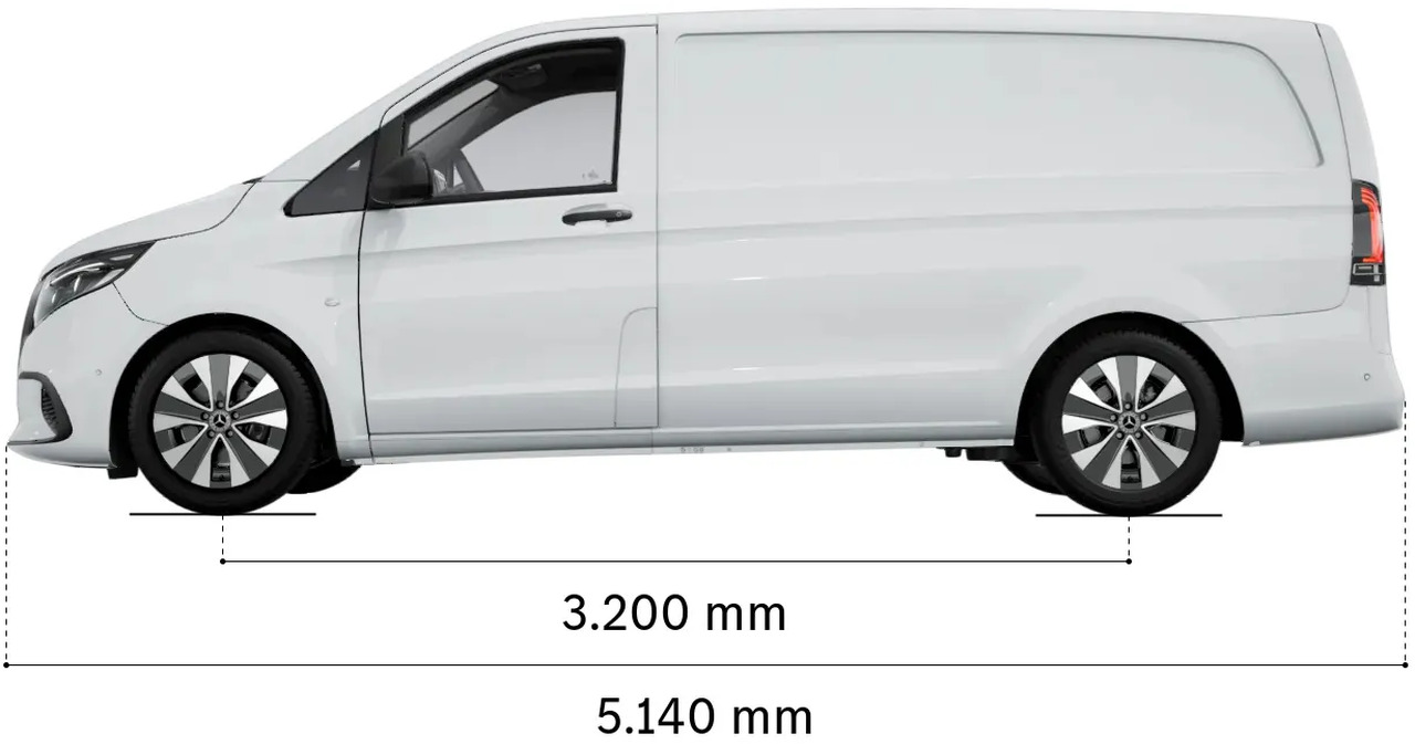MERCEDES-BENZ EVITO LONG - Суцільнометалевий фургон, Електричний фургон: фото 1 MERCEDES-BENZ EVITO LONG - Суцільнометалевий фургон, Електричний фургон: фото 1