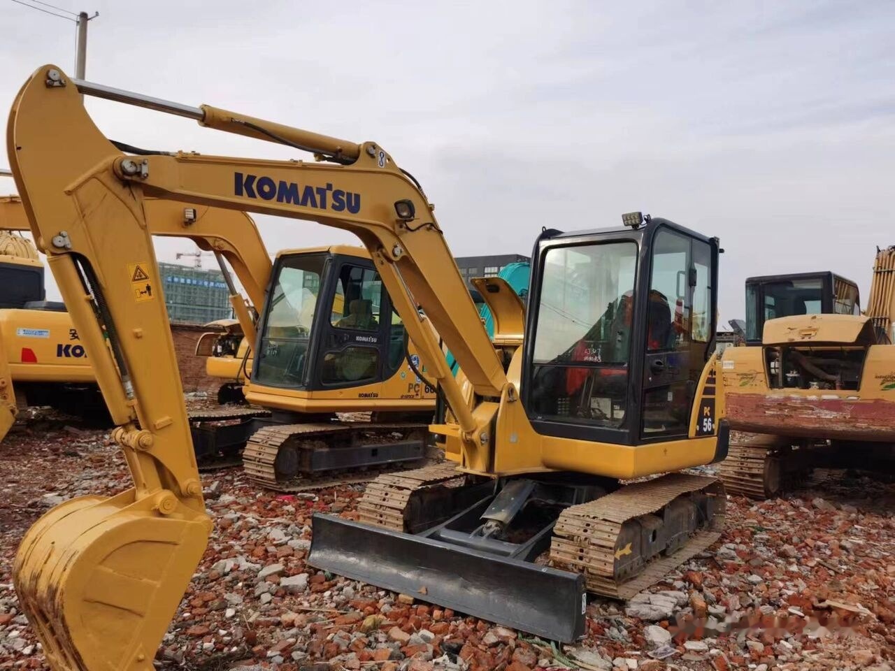 Komatsu PC56 - Міні-екскаватор: фото 2 Komatsu PC56 - Міні-екскаватор: фото 2
