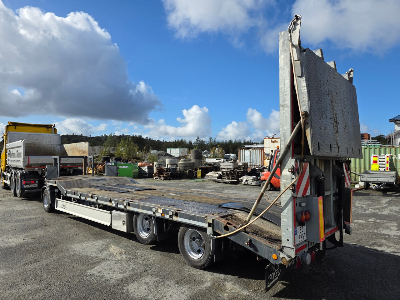 Fliegl Maskinhenger - Низькорамна платформа причіп: фото 3 Fliegl Maskinhenger - Низькорамна платформа причіп: фото 3