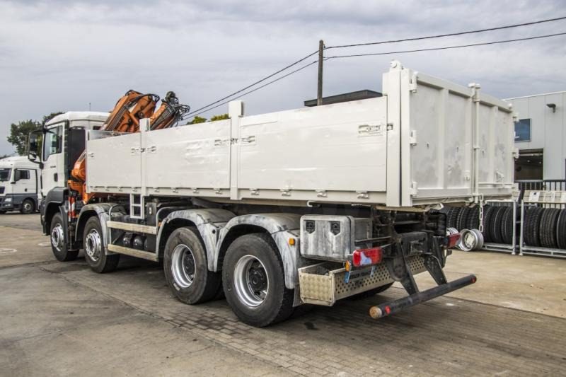 Самоскид вантажівка, Вантажівка з маніпулятором MAN TGS 35.400+TEREX 16T/2: фото 7