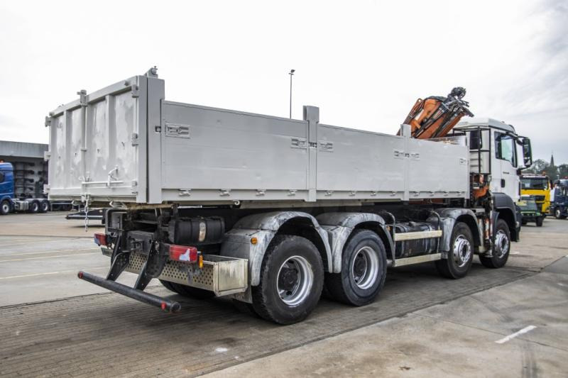 Самоскид вантажівка, Вантажівка з маніпулятором MAN TGS 35.400+TEREX 16T/2: фото 6
