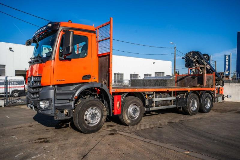 Бортова вантажівка/ Платформа, Вантажівка з маніпулятором Mercedes AROCS 3243+HIAB XS211 EP5 HI DUO /5 X: фото 7