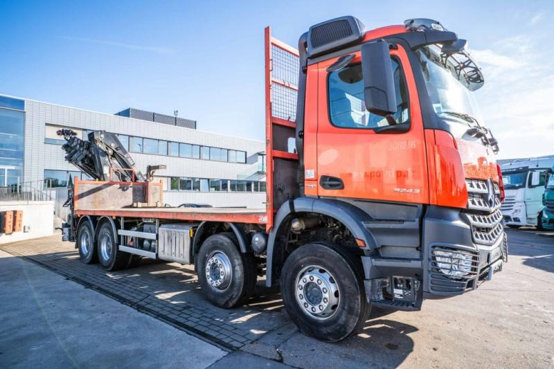 Бортова вантажівка/ Платформа, Вантажівка з маніпулятором Mercedes AROCS 3243+HIAB XS211 EP5 HI DUO /5 X: фото 8