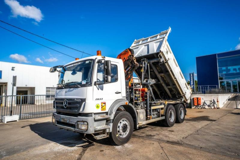 Mercedes AXOR 2633+BIBENNE+PALFINGER 18T/m /3XHydr. - Самоскид вантажівка, Вантажівка з маніпулятором: фото 1 Mercedes AXOR 2633+BIBENNE+PALFINGER 18T/m /3XHydr. - Самоскид вантажівка, Вантажівка з маніпулятором: фото 1