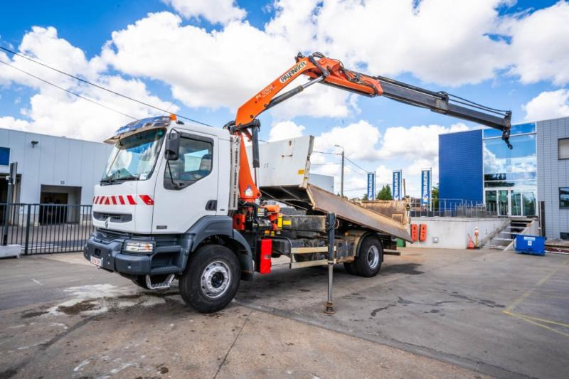 Renault KERAX 320 DCI +BIBENNE+PALFINGER 12Ton/m/2 EXT. - Самоскид вантажівка, Вантажівка з маніпулятором: фото 1 Renault KERAX 320 DCI +BIBENNE+PALFINGER 12Ton/m/2 EXT. - Самоскид вантажівка, Вантажівка з маніпулятором: фото 1