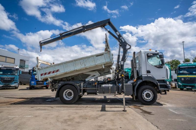 Renault KERAX 370 DXI + TRI BENNE+HIAB 16t/m + 2 EXT - Самоскид вантажівка, Вантажівка з маніпулятором: фото 3 Renault KERAX 370 DXI + TRI BENNE+HIAB 16t/m + 2 EXT - Самоскид вантажівка, Вантажівка з маніпулятором: фото 3