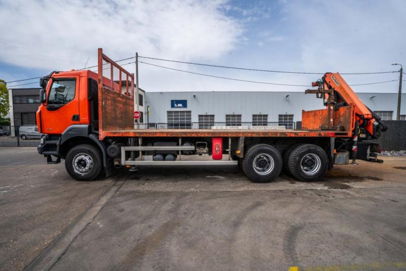 Renault KERAX 380 DXI-6X4+PALFINGER 18 T/m + 4 EXT - Бортова вантажівка/ Платформа, Вантажівка з маніпулятором: фото 3 Renault KERAX 380 DXI-6X4+PALFINGER 18 T/m + 4 EXT - Бортова вантажівка/ Платформа, Вантажівка з маніпулятором: фото 3