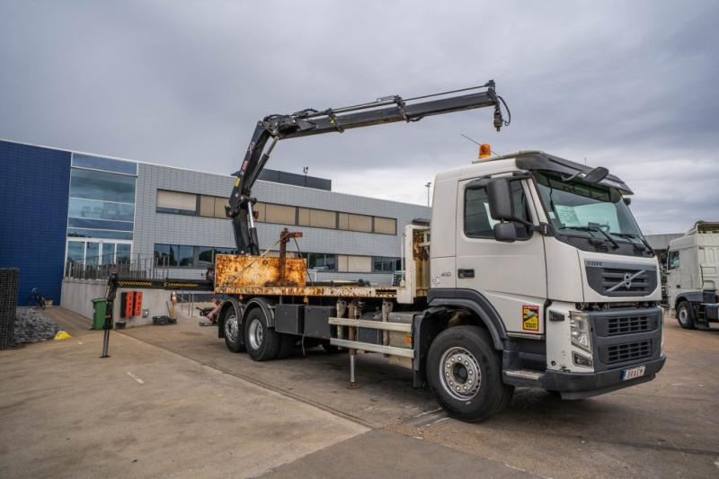 Volvo FM 410 DXI -6X2+HIAB 24 T/m/2x - Бортова вантажівка/ Платформа, Вантажівка з маніпулятором: фото 2 Volvo FM 410 DXI -6X2+HIAB 24 T/m/2x - Бортова вантажівка/ Платформа, Вантажівка з маніпулятором: фото 2