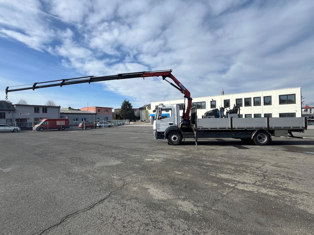 Бортова вантажівка/ Платформа, Вантажівка з маніпулятором Mercedes truck ATEGO, 1527, Crane HMF 1120 - K5: фото 11