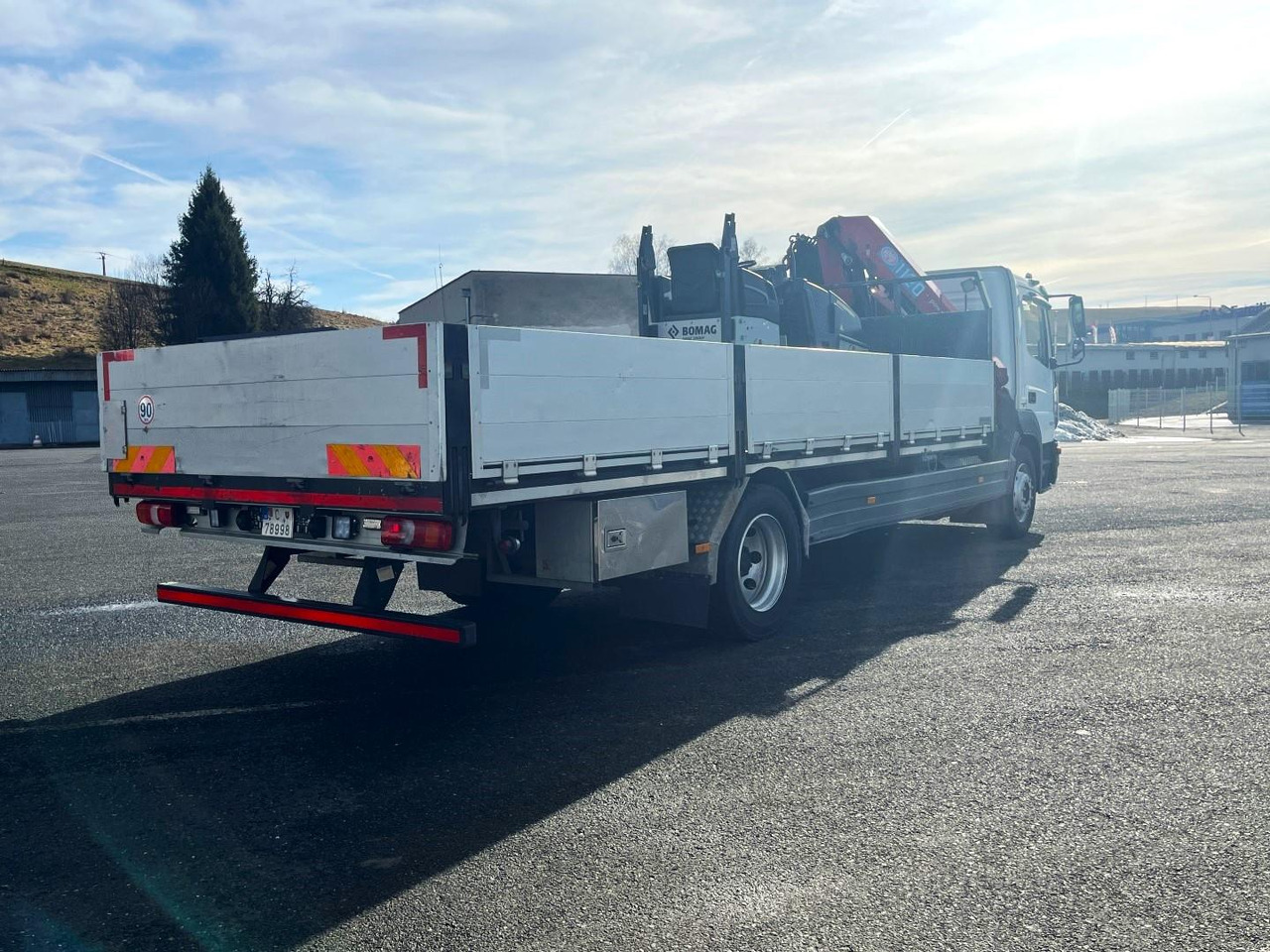 Бортова вантажівка/ Платформа, Вантажівка з маніпулятором Mercedes truck ATEGO, 1527, Crane HMF 1120 - K5: фото 9