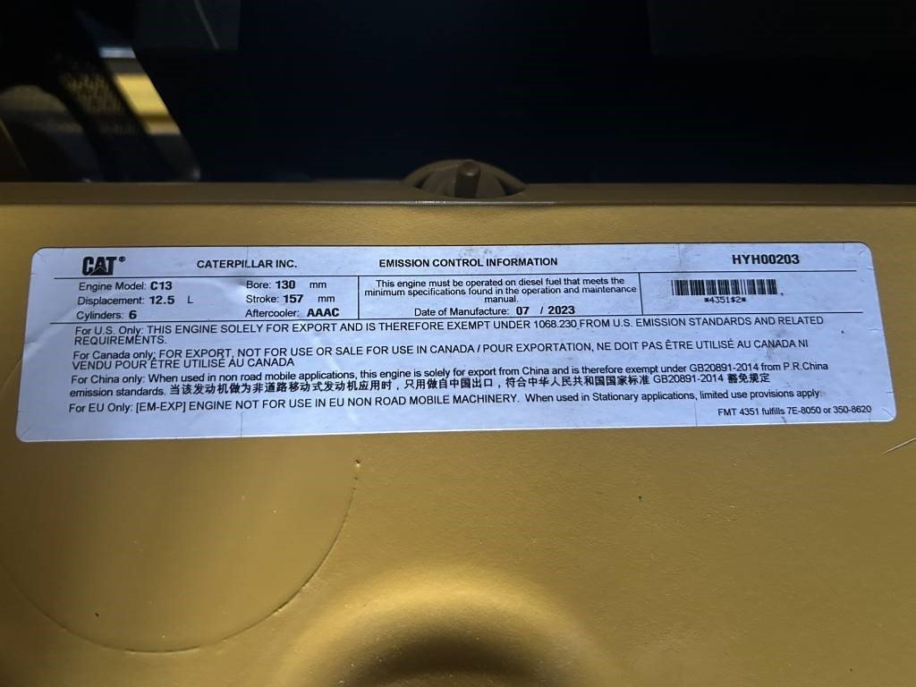 Новий Електричний генератор CAT DE400E0 - C13 - 400 kVA Generator - DPX-18023: фото 16 Новий Електричний генератор CAT DE400E0 - C13 - 400 kVA Generator - DPX-18023: фото 16