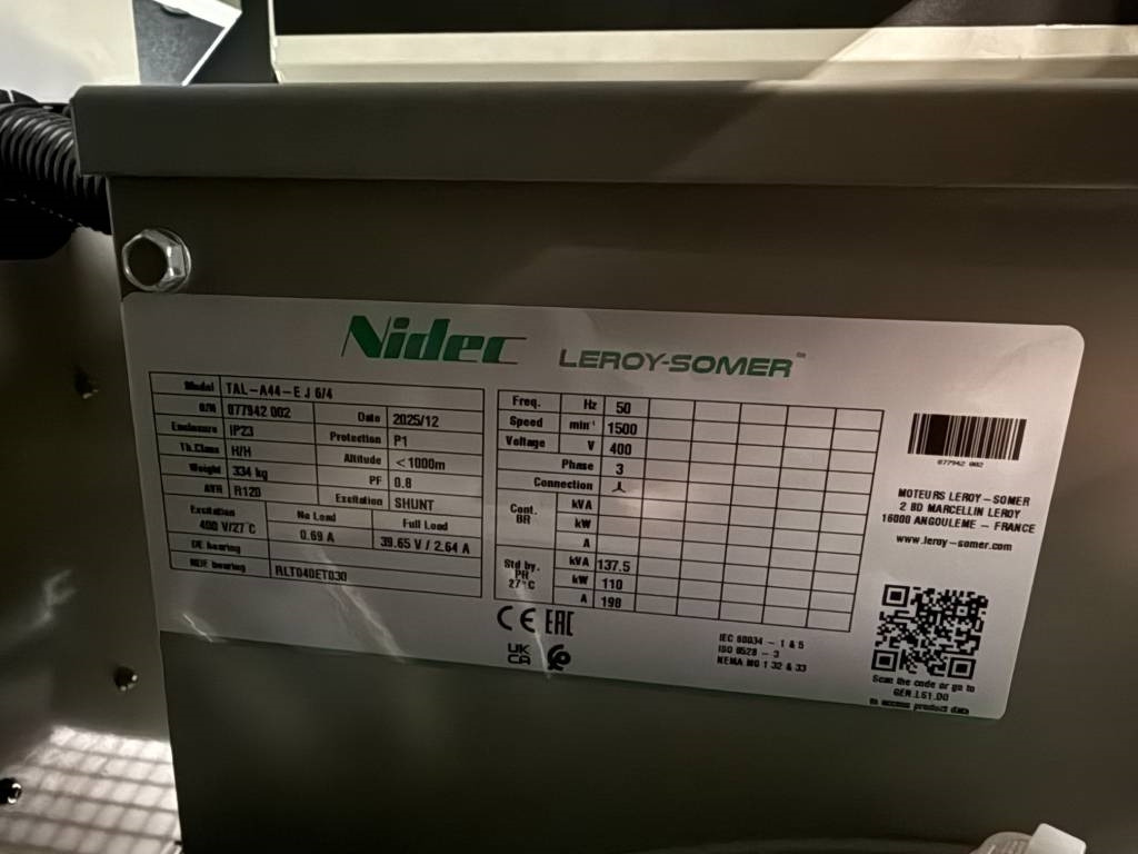 Новий Електричний генератор Cummins 6BTA5.9-G2 - 138 kVA Generator - DPX-19836: фото 22