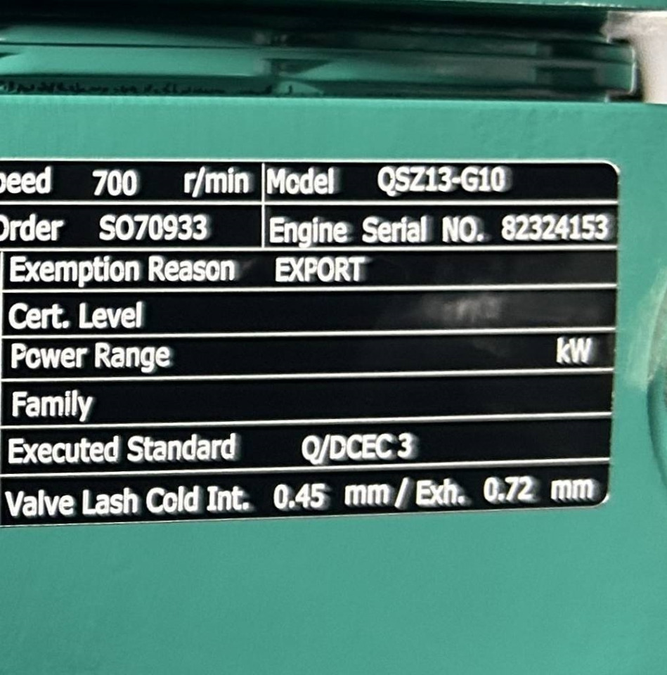 Новий Електричний генератор Cummins C550D5 - 550 kVA Generator - DPX-18522: фото 12