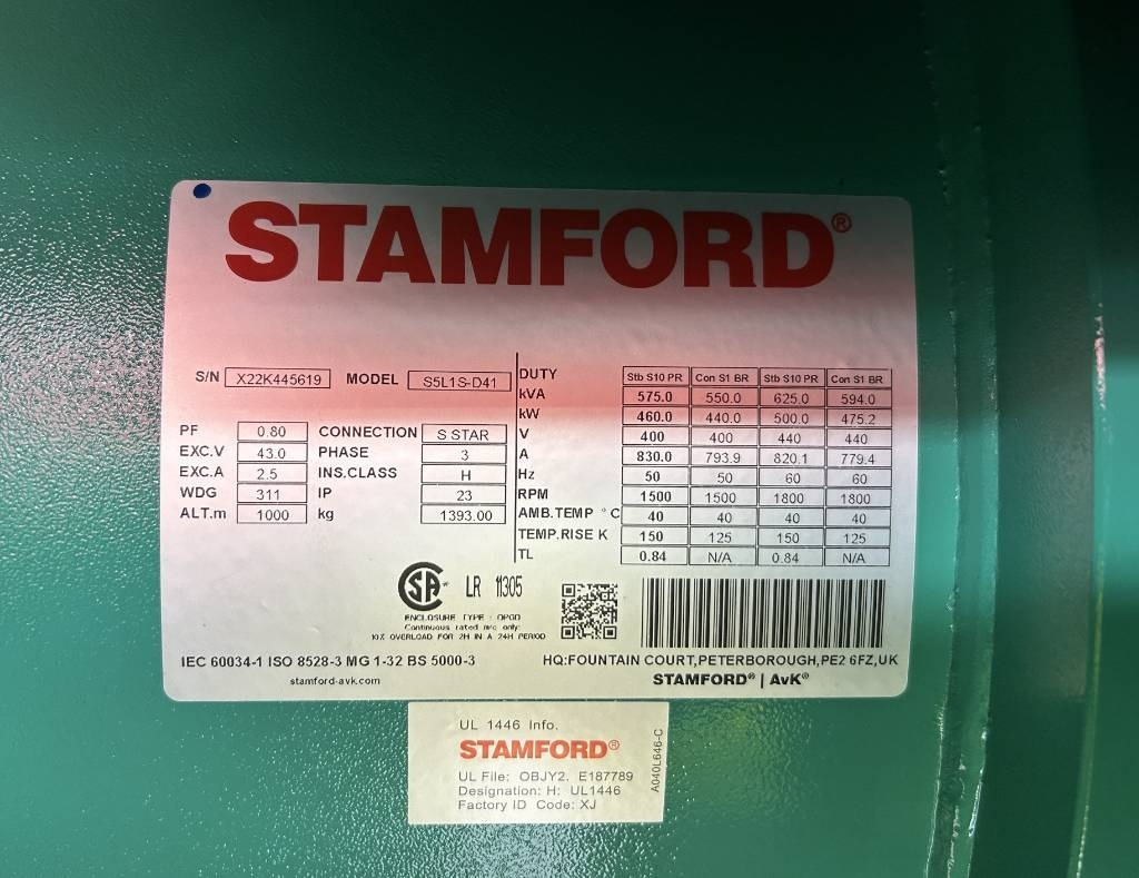 Новий Електричний генератор Cummins C550D5 - 550 kVA Generator - DPX-18522: фото 16