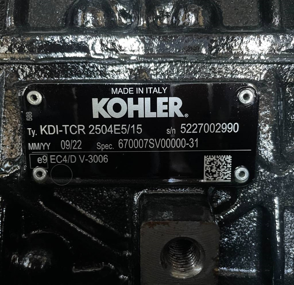 Новий Електричний генератор Kohler KDI2504T - 50 kVA Stage V Generator - DPX-19005: фото 16 Новий Електричний генератор Kohler KDI2504T - 50 kVA Stage V Generator - DPX-19005: фото 16