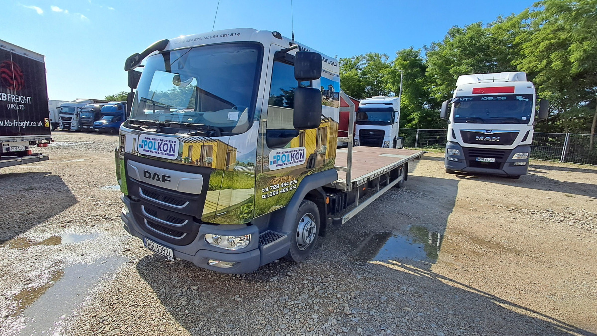 DAF LF230 FA 108/ZPL + NACZEPA REDOS - Бортова вантажівка/ Платформа: фото 2 DAF LF230 FA 108/ZPL + NACZEPA REDOS - Бортова вантажівка/ Платформа: фото 2