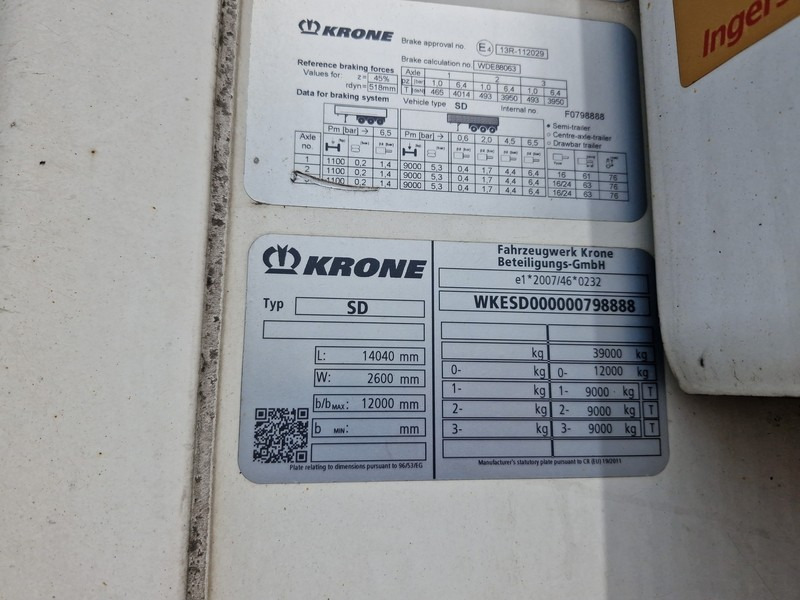 Рефрижератор причіп KRONE SD  CHŁODNIA: фото 8