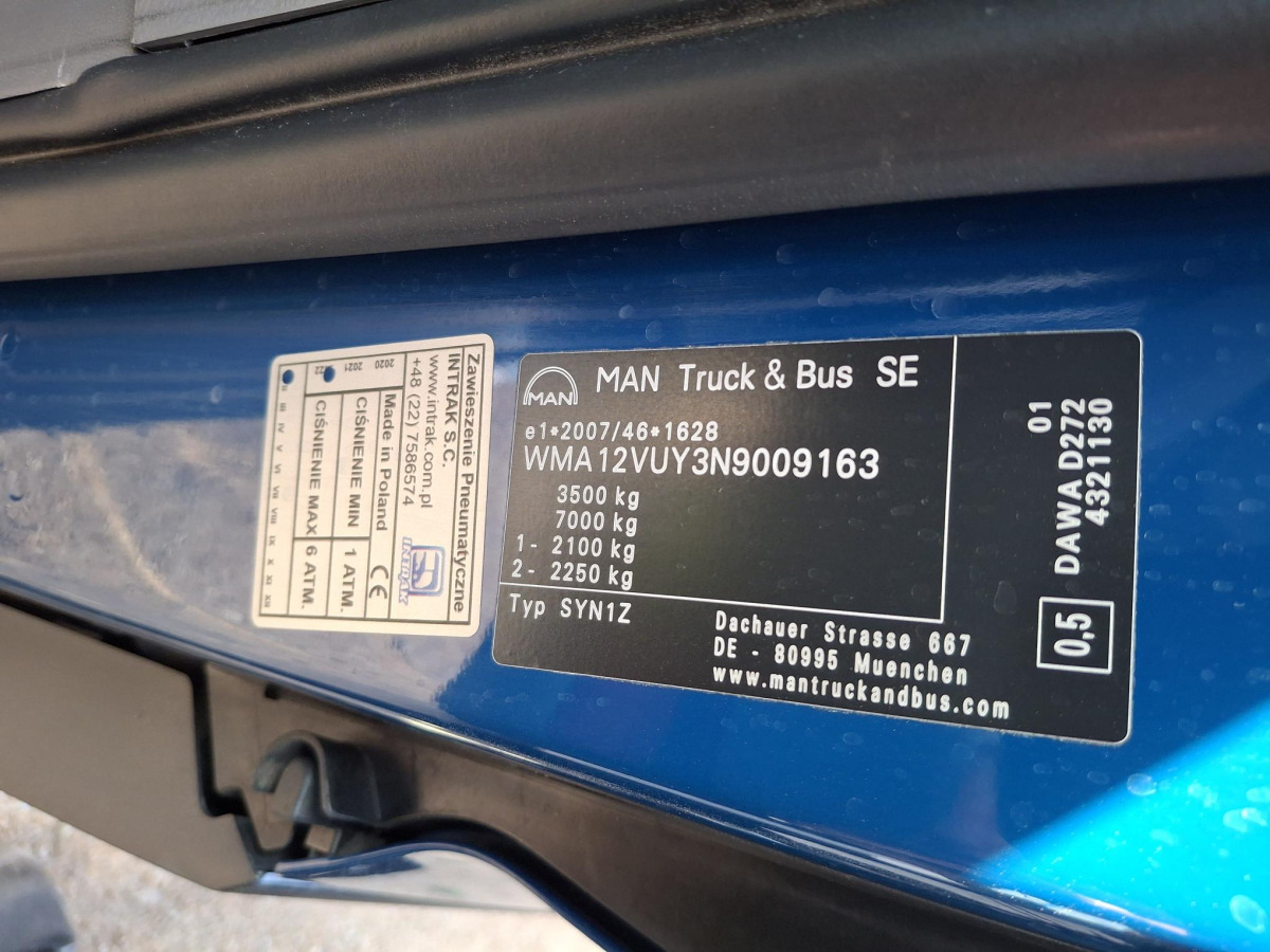 MAN TGE FURGON BLASZAK - Суцільнометалевий фургон: фото 5 MAN TGE FURGON BLASZAK - Суцільнометалевий фургон: фото 5
