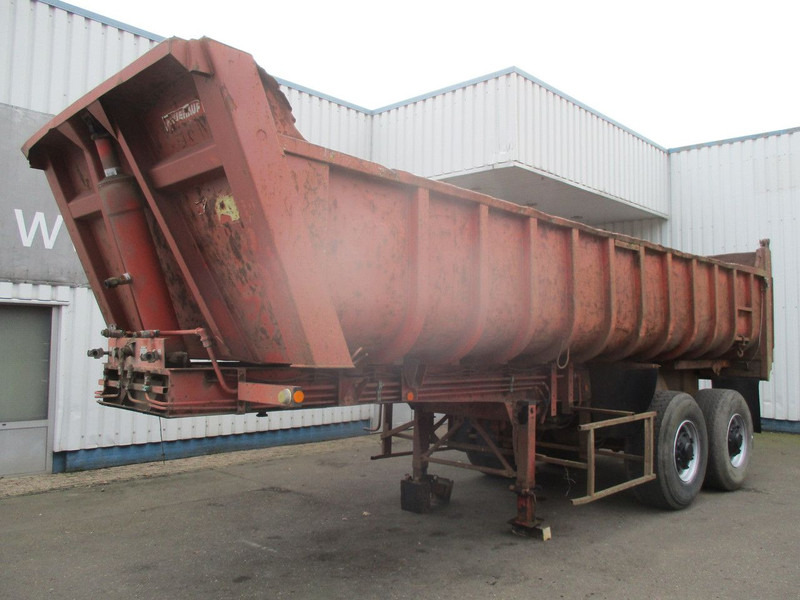 Fruehauf D33C , 2 axle , Steel tipper trailer , Drum Brakes , Spring suspension - Самоскид напівпричіп: фото 1 Fruehauf D33C , 2 axle , Steel tipper trailer , Drum Brakes , Spring suspension - Самоскид напівпричіп: фото 1