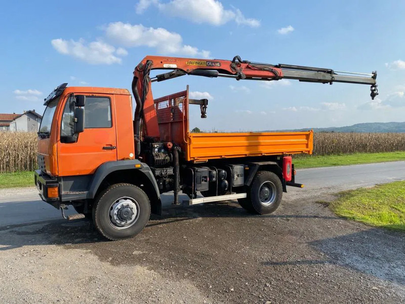 MAN LE 18-280 , 4X4 , Tipper , Palfinger PK 9501 - Самоскид вантажівка, Вантажівка з маніпулятором: фото 1 MAN LE 18-280 , 4X4 , Tipper , Palfinger PK 9501 - Самоскид вантажівка, Вантажівка з маніпулятором: фото 1