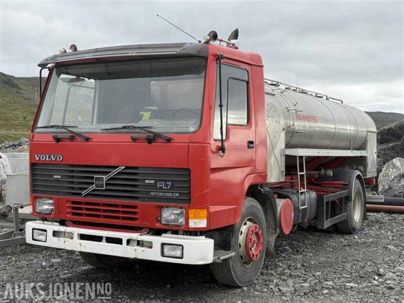 1991 Volvo fl7 tankbil - Вантажівка цистерна: фото 1 1991 Volvo fl7 tankbil - Вантажівка цистерна: фото 1