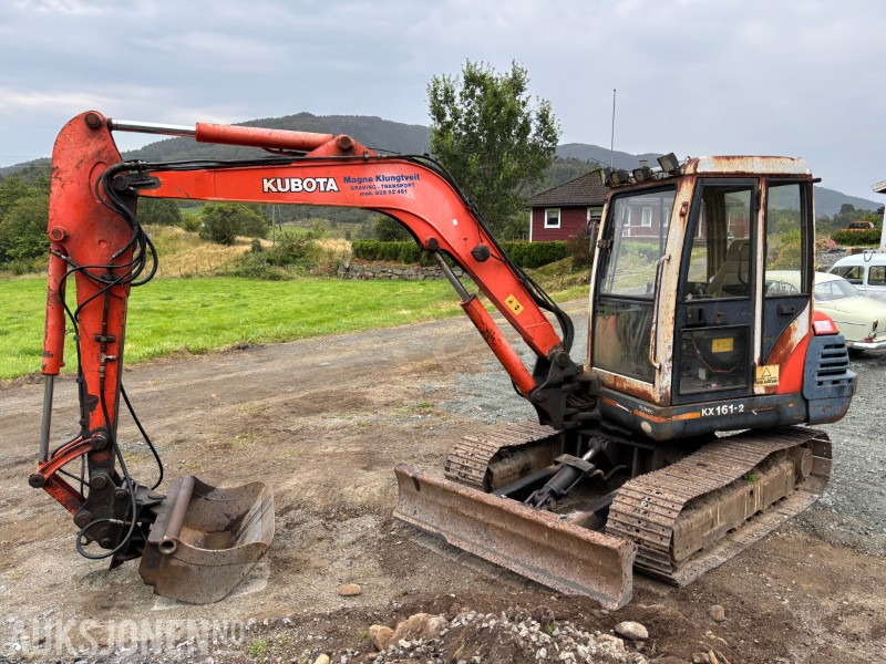 1994 Kubota KX161-2 6T. 2 Skuffer og Tømmerklype. - Екскаватор: фото 1 1994 Kubota KX161-2 6T. 2 Skuffer og Tømmerklype. - Екскаватор: фото 1