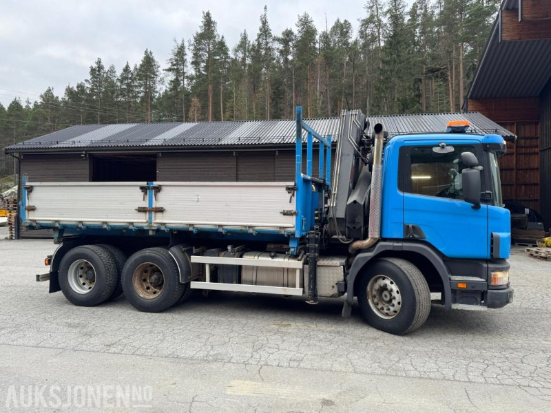 1997 Scania P124 400 kranbil med 3-veis tipp og klype - Вантажівка з маніпулятором: фото 5 1997 Scania P124 400 kranbil med 3-veis tipp og klype - Вантажівка з маніпулятором: фото 5