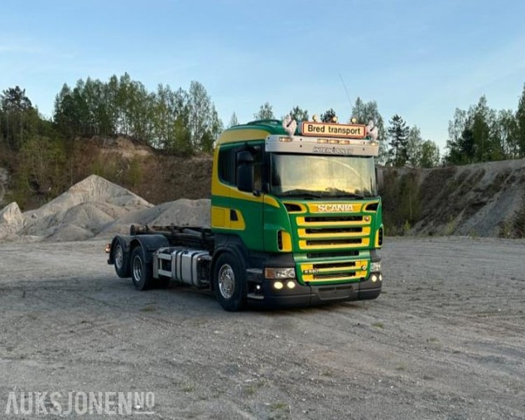 2005 Scania R-serie R580 Palfinger krok Helluft Reparasjonsobjekt - Гаковий мультиліфт вантажівка: фото 3 2005 Scania R-serie R580 Palfinger krok Helluft Reparasjonsobjekt - Гаковий мультиліфт вантажівка: фото 3