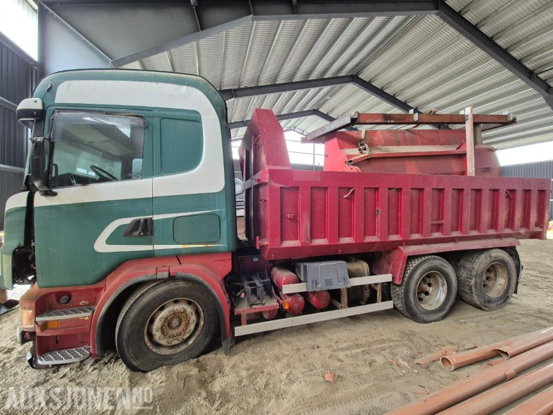 2005 Scania R420LB, tippbil, repobjekt - Бортова вантажівка/ Платформа: фото 2 2005 Scania R420LB, tippbil, repobjekt - Бортова вантажівка/ Платформа: фото 2