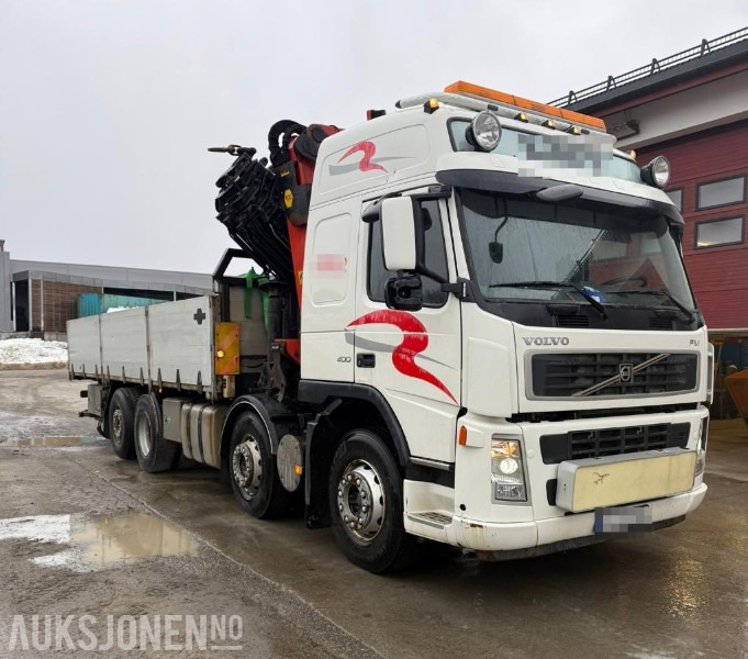 2006 Volvo FM 400 8x2 med PALFINGER PK 44002 og 8 hydrauliske seksjoner, Vinsj, Båtstøter, hydraulisk platform bredding opp til 3.05meter, 7 meter planlengde! - Вантажівка з маніпулятором: фото 3 2006 Volvo FM 400 8x2 med PALFINGER PK 44002 og 8 hydrauliske seksjoner, Vinsj, Båtstøter, hydraulisk platform bredding opp til 3.05meter, 7 meter planlengde! - Вантажівка з маніпулятором: фото 3