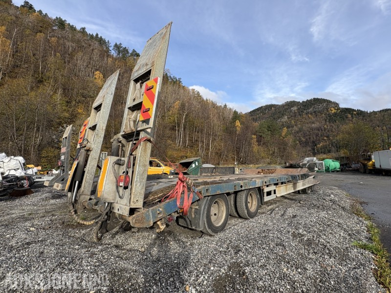 2007 Damm 3-akslet maskinhenger - EU godkjent til 28.05.2026 - Низькорамна платформа причіп: фото 3 2007 Damm 3-akslet maskinhenger - EU godkjent til 28.05.2026 - Низькорамна платформа причіп: фото 3