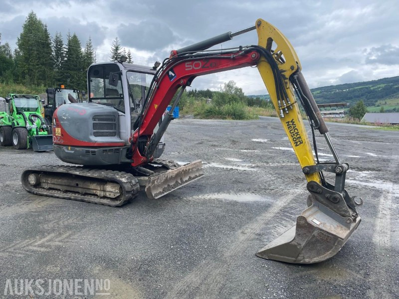 2007 Wacker Neuson 50Z3 rotortilt Hydraulisk S50 hurtigfeste 3 skuffer - Екскаватор: фото 3 2007 Wacker Neuson 50Z3 rotortilt Hydraulisk S50 hurtigfeste 3 skuffer - Екскаватор: фото 3