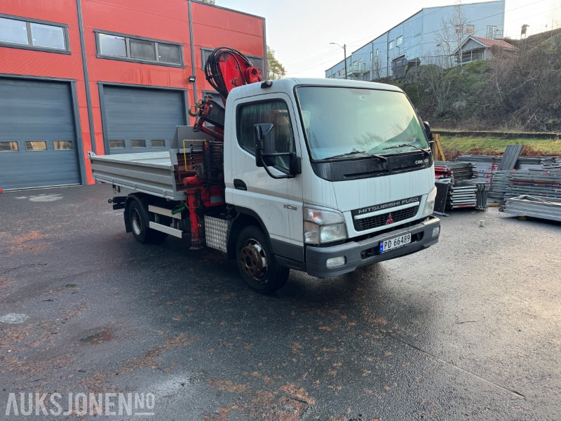 2008 Fuso Canter 7C18 - kranbil med 3-veis tipp - Atlas AK601.3 kran - EU-godkjent til 05/2026 - Вантажівка з маніпулятором: фото 3 2008 Fuso Canter 7C18 - kranbil med 3-veis tipp - Atlas AK601.3 kran - EU-godkjent til 05/2026 - Вантажівка з маніпулятором: фото 3