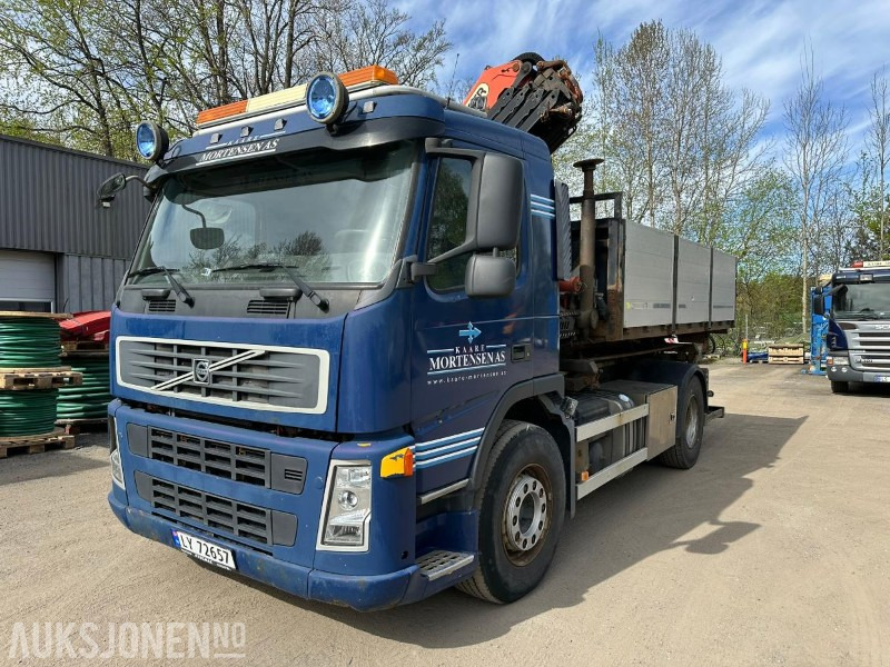 2008 Volvo FM400 4X2 kranbil / Palfinger PK12002-EH kran / EU-ok / Ekstra flak - Вантажівка з маніпулятором: фото 1 2008 Volvo FM400 4X2 kranbil / Palfinger PK12002-EH kran / EU-ok / Ekstra flak - Вантажівка з маніпулятором: фото 1