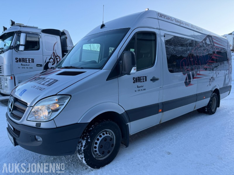 2009 Mercedes-Benz Sprinter 17-seter minibuss – Rullestolheis & godt vedlikeholdt - Мікроавтобус, Пасажирський фургон: фото 1 2009 Mercedes-Benz Sprinter 17-seter minibuss – Rullestolheis & godt vedlikeholdt - Мікроавтобус, Пасажирський фургон: фото 1