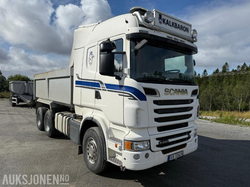 2011 Scania R620 6X4 Tippbil med 2005 Carnehl trippelkjerre - Самоскид вантажівка: фото 2 2011 Scania R620 6X4 Tippbil med 2005 Carnehl trippelkjerre - Самоскид вантажівка: фото 2