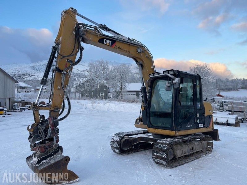 2012 Cat 307D Gravemaskin, Tiltrotator, S50, 8392 timer, sertifisert til Juli 2026 - Екскаватор: фото 1 2012 Cat 307D Gravemaskin, Tiltrotator, S50, 8392 timer, sertifisert til Juli 2026 - Екскаватор: фото 1