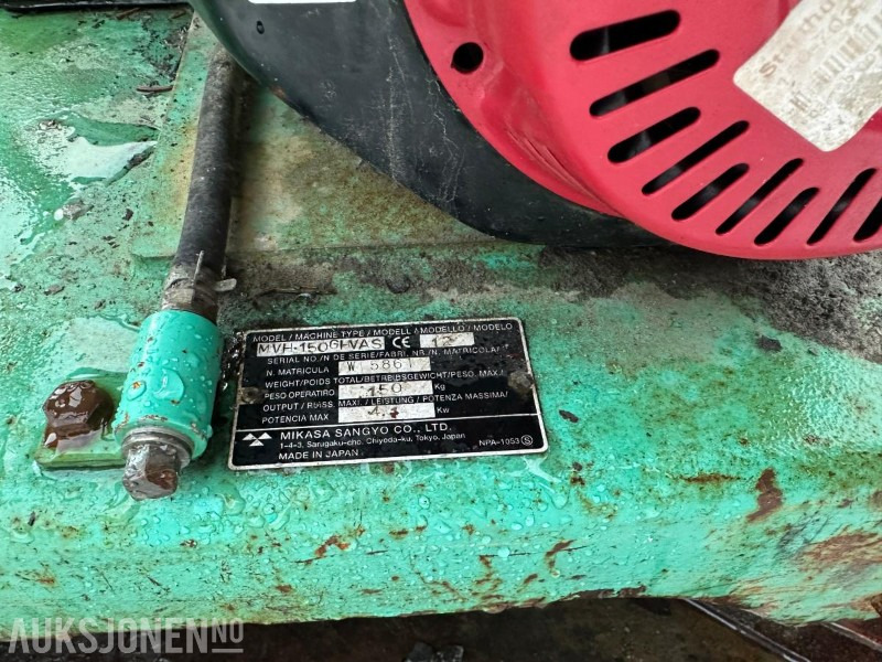 2012 Mikasa MVH 150G hoppetusse - Каток: фото 4 2012 Mikasa MVH 150G hoppetusse - Каток: фото 4