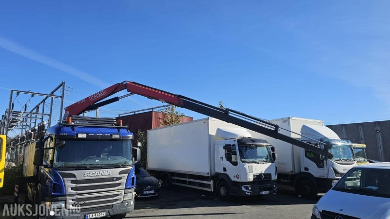 2012 Scania P-serie P320 kranbil med bakløft - Вантажівка з маніпулятором: фото 2 2012 Scania P-serie P320 kranbil med bakløft - Вантажівка з маніпулятором: фото 2