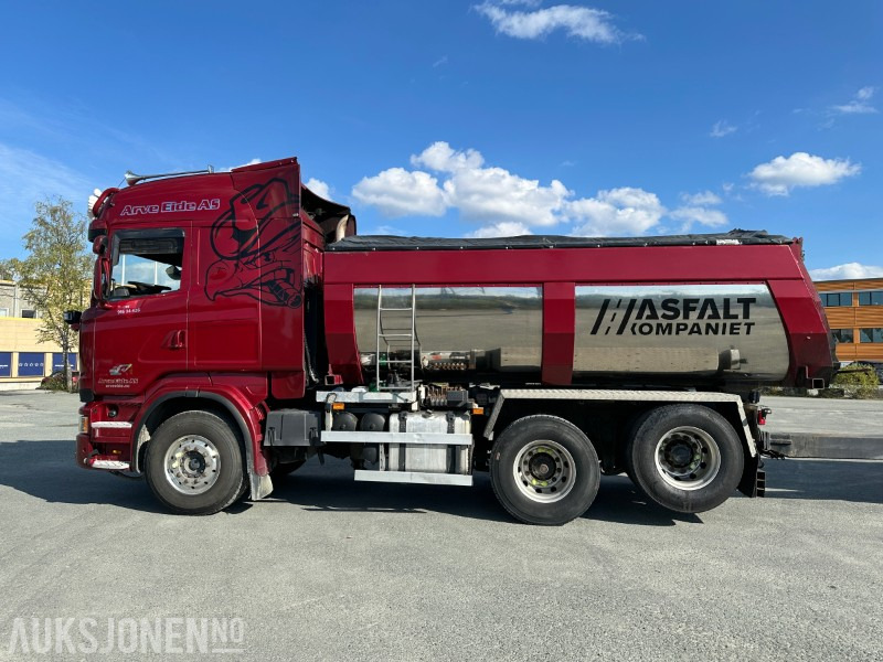 2013 Scania R500 tippbil med asfaltbalje og tippkasse - Brøyterigget - Euro 5 - Самоскид вантажівка: фото 5 2013 Scania R500 tippbil med asfaltbalje og tippkasse - Brøyterigget - Euro 5 - Самоскид вантажівка: фото 5