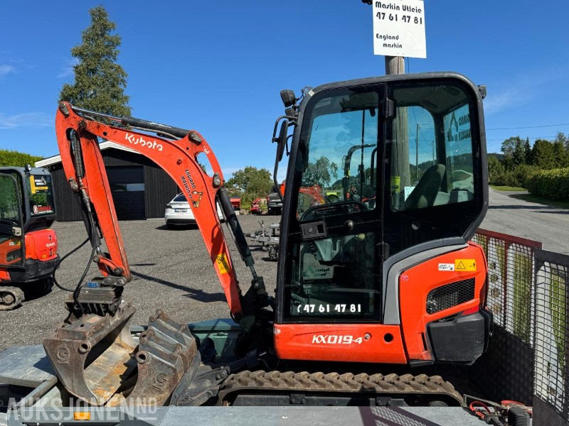 2014 Kubota KX019-4 minigraver med 3 skuffer - Міні-екскаватор: фото 2 2014 Kubota KX019-4 minigraver med 3 skuffer - Міні-екскаватор: фото 2