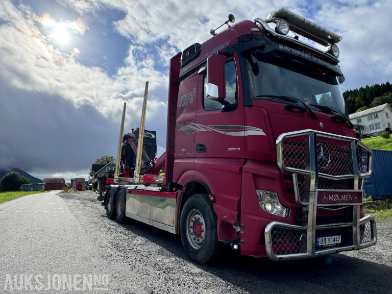 2014 Mercedes-Benz Actros 2663 - 6x4 - Tømmerbil med Palfinger Epsilon Tømmerkran med hytte - Navreduksjon - Лісовоз, Вантажівка з маніпулятором: фото 3 2014 Mercedes-Benz Actros 2663 - 6x4 - Tømmerbil med Palfinger Epsilon Tømmerkran med hytte - Navreduksjon - Лісовоз, Вантажівка з маніпулятором: фото 3