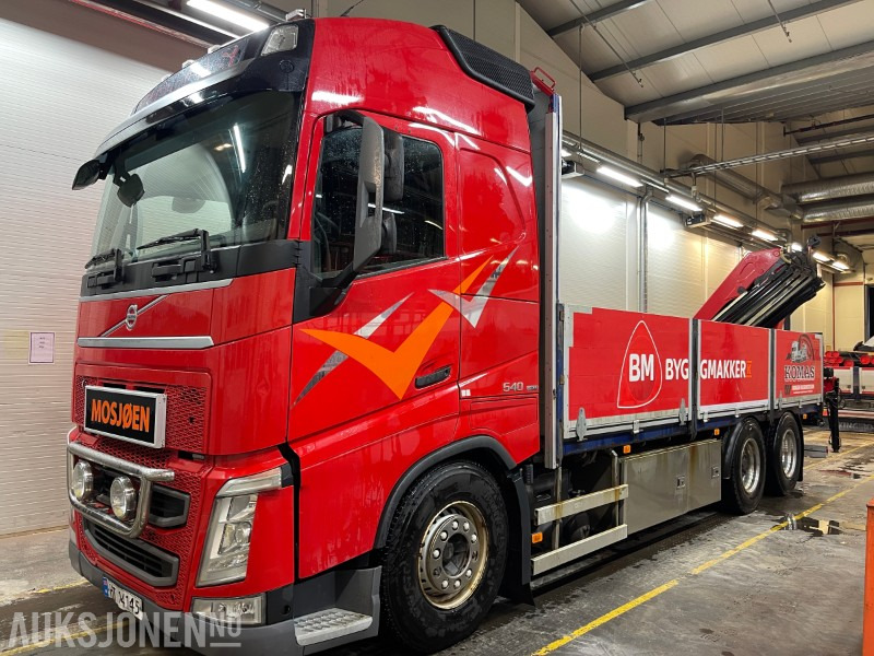 2014 Volvo FH540 6X2 Planbil med HMF 2120 kran, Eu godkjent til 31.05.2026 - Вантажівка з маніпулятором: фото 2 2014 Volvo FH540 6X2 Planbil med HMF 2120 kran, Eu godkjent til 31.05.2026 - Вантажівка з маніпулятором: фото 2