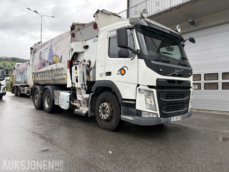 2014 Volvo FM420 EURO 6 sidelaster / komprimatorbil / renovasjonsbil - EU godkjent til 31.08.2026 - Сміттєвози: фото 2 2014 Volvo FM420 EURO 6 sidelaster / komprimatorbil / renovasjonsbil - EU godkjent til 31.08.2026 - Сміттєвози: фото 2