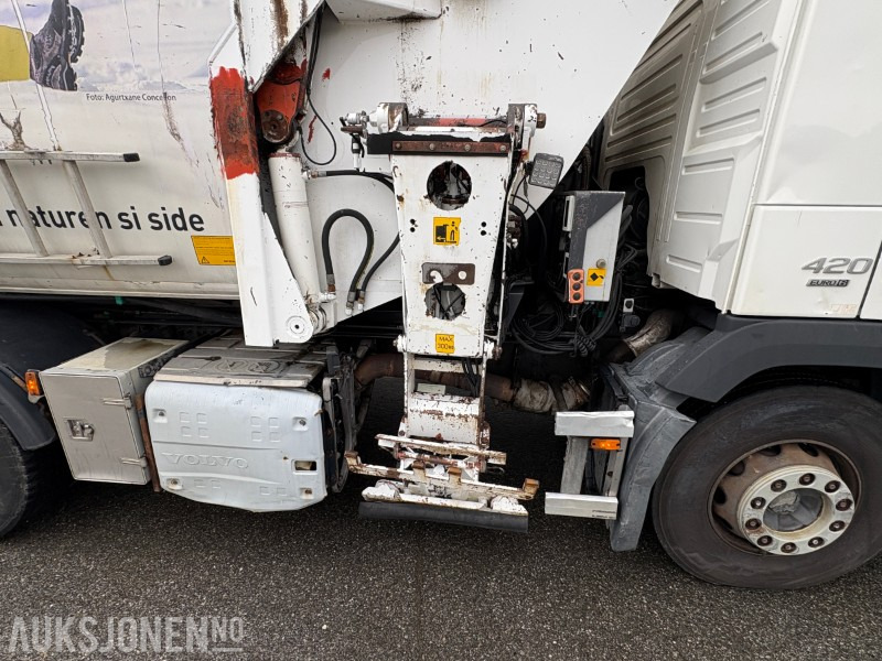 2014 Volvo FM420 EURO 6 sidelaster / komprimatorbil / renovasjonsbil - leveres med ny EU godkjenning - Сміттєвози: фото 5 2014 Volvo FM420 EURO 6 sidelaster / komprimatorbil / renovasjonsbil - leveres med ny EU godkjenning - Сміттєвози: фото 5