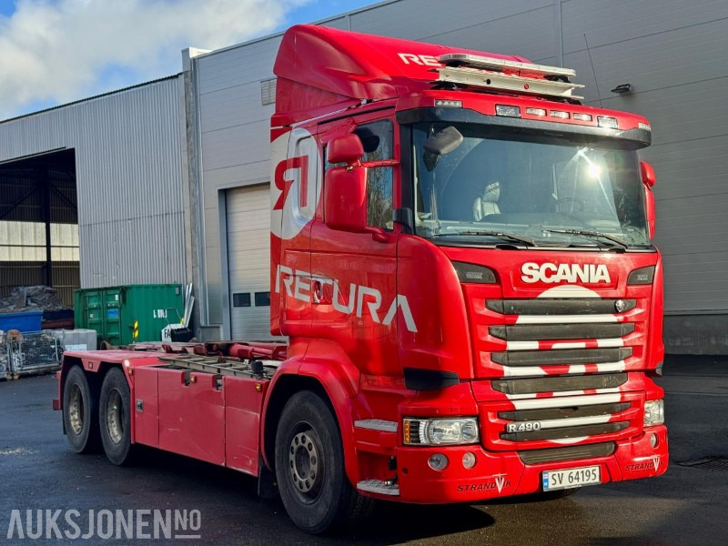 2015 Scania R490-6x2-Euro6T- Eu-godkjent til 01/26 - Km: 379186 - Гаковий мультиліфт вантажівка: фото 2 2015 Scania R490-6x2-Euro6T- Eu-godkjent til 01/26 - Km: 379186 - Гаковий мультиліфт вантажівка: фото 2