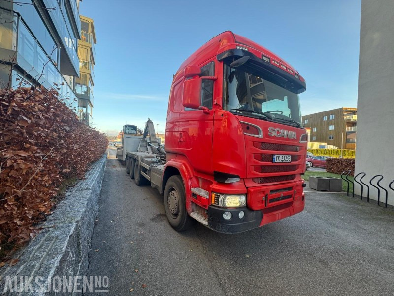 2015 Scania R580 8x4 tridem Krokbil / krokløft m/ JOAB 24t krok med knekk - Гаковий мультиліфт вантажівка: фото 2 2015 Scania R580 8x4 tridem Krokbil / krokløft m/ JOAB 24t krok med knekk - Гаковий мультиліфт вантажівка: фото 2