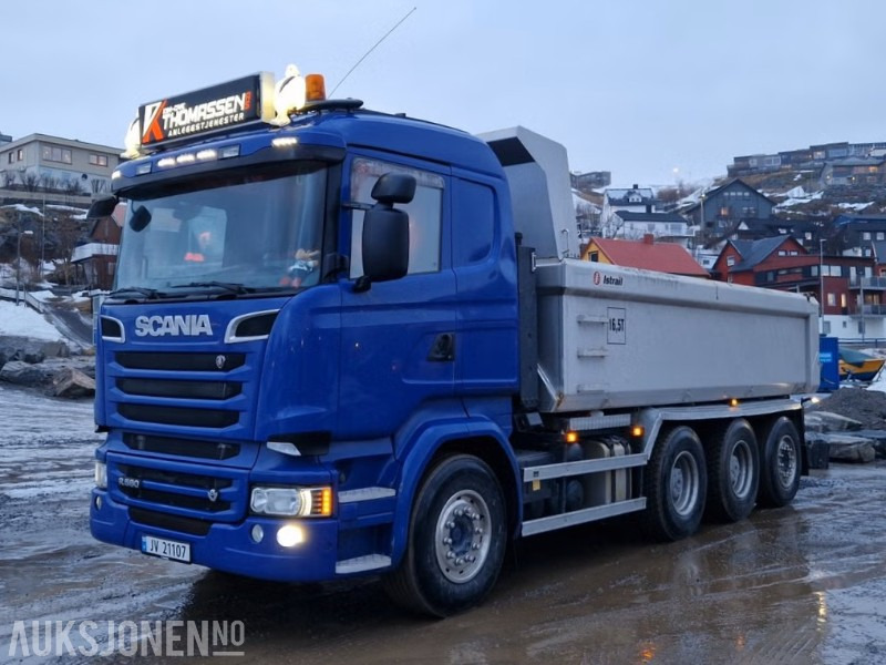 2015 Scania R580 Tippbil - Euro6 - 8X4 - 483 000km - Самоскид вантажівка: фото 1 2015 Scania R580 Tippbil - Euro6 - 8X4 - 483 000km - Самоскид вантажівка: фото 1