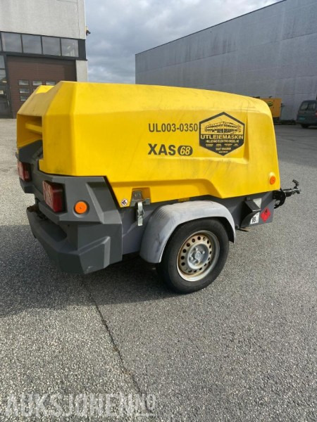 Бурова установка 2016 Atlas Copco XAS 68KD luftkompressor - 1367 timer.: фото 1