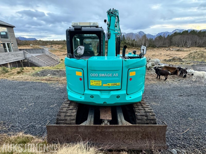 2016 Kobelco SK75SR-3E - 8,5 tonns gravemaskin med gummibelter - Tiltrotator - Pusskuffe - Bunkringspumpe - Sentralsmøring - Sertifisert - Екскаватор: фото 5 2016 Kobelco SK75SR-3E - 8,5 tonns gravemaskin med gummibelter - Tiltrotator - Pusskuffe - Bunkringspumpe - Sentralsmøring - Sertifisert - Екскаватор: фото 5